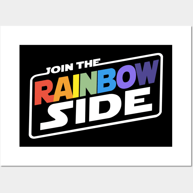 Join the Rainbow Side Wall Art by TaylorRoss1